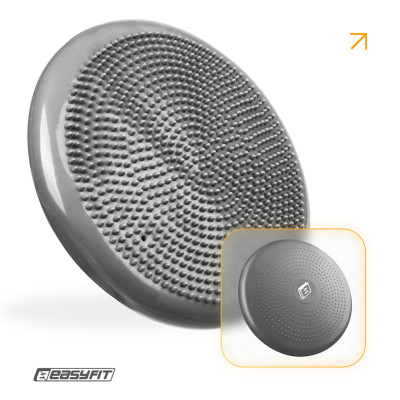 Балансувальна масажна подушка EasyFit Сірий Балансувальна масажна подушка EasyFit Сірий