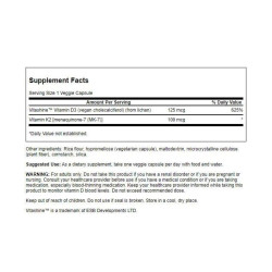 Extra Strength D3 & K2 5000 Iu & 100mcg - 60 vcaps