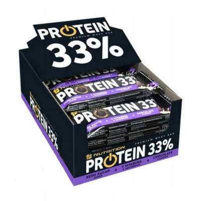 Protein 33% Bar - 25x50g Chocolate Protein 33% Bar - 25x50g Chocolate