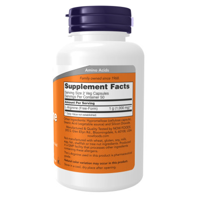L-Arginine 500mg - 100caps