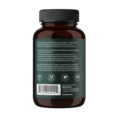 4Mushroom Complex 1000 mg - 60 vegcaps