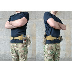Розвантажувальний тактичний пояс РПС із кріпленням MOLLE койот (варбелт, warbelt)