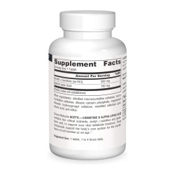 Acetyl L-Carnitine & Alpha-Lipoic Acid 650 mg - 30 tabs