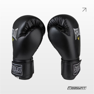 Рукавички для боксу Everlast 14 унцій (14 oz) чорні