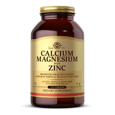 Calcium Magnesium Plus Zinc - 250 tabs Calcium Magnesium Plus Zinc - 250 tabs