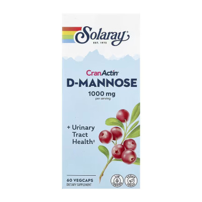 CranActin D-Mannose 1000mg - 60 vcaps