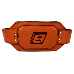 Пояс для обтяжень EasyFit (шкіра) до 250 кг коричневий