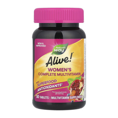 Alive!® Women's Complete Multivitamin - 50 tabs