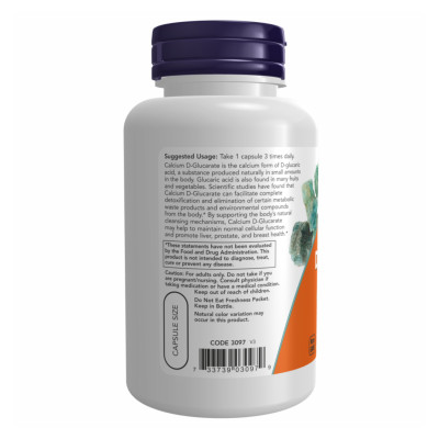 Calcium D-Glucarate 500mg - 90 vcaps