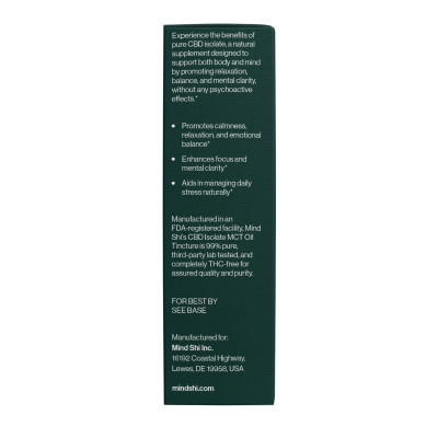 CBD Oil Isolate 2000 mg Strawberry - 10 ml