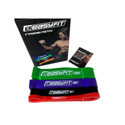 Гумові петлі EasyFit: набір 2-65 кг (4 шт)