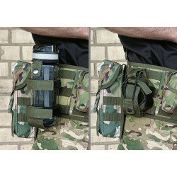 Підсумок під пляшку олива (MOLLE, підсумок на розгрузку, жилет, РПС)