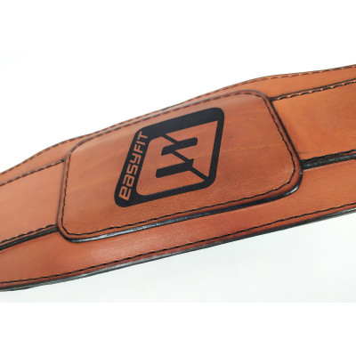 Пояс атлетичний EasyFit Training Belt (коричневий) M