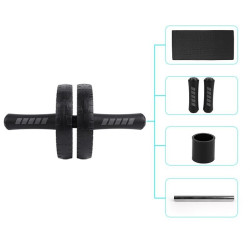 Ролик для пресу EasyFit BLM подвійний чорний