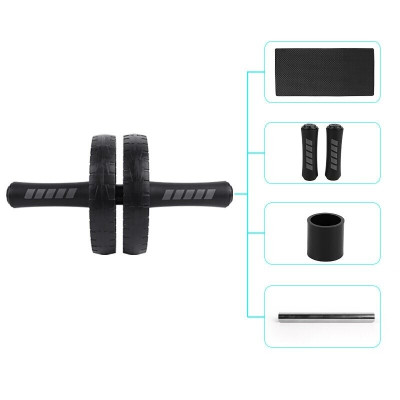 Ролик для пресу EasyFit BLM подвійний чорний