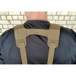 Тактичний пояс розвантажувальний РПС з кріпленнім MOLLE та плечовими лямками піксель ЗСУ MM-14 без підсумків