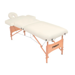 Масажний стіл EasyFit ZenRest кушетка складна Бежевий з чохлом