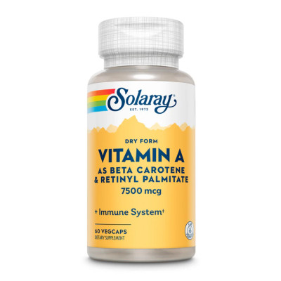 Vitamin A Dry Form 7600mcg - 60 caps