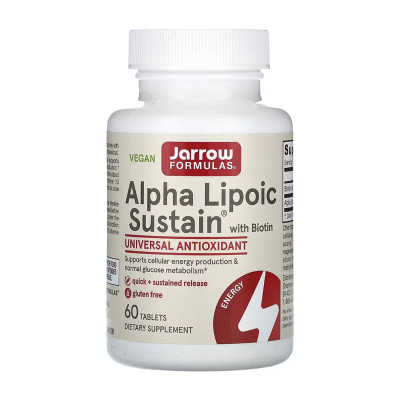 Alpha Lipoic Sustain 300 mg - 60 tabs Alpha Lipoic Sustain 300 mg - 60 tabs
