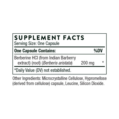 Berberine 200 mg (formerly Berbercap) - 60 caps