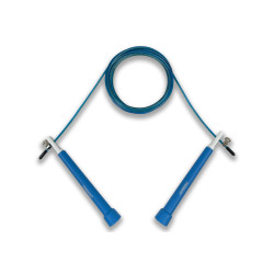 Швидкісна скакалка EasyFit Speed Cable Rope 3 м для схуднення, синя