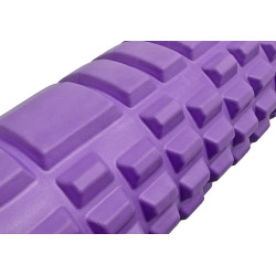 Масажний ролик EasyFit Grid Roller 45 см v.2.1 Фіолетовий