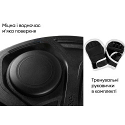 Настінний боксерський тренажер EasyFit музична електронна мішень для боксу із перчатками