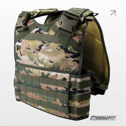 Плитоноска Pantsyr-2 (тактичний військовий жилет, бронежилет MOLLE) Multicam Original (Classic)