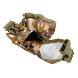 Підсумок гранатний подвійний Multicam Arid (степовий) (MOLLE, підсумок для гранат на розгрузку, жилет, РПС)