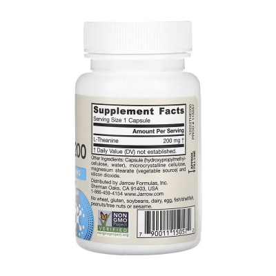 Theanine 200mg - 60 vcaps