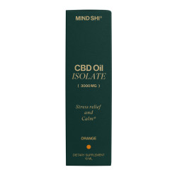 CBD Oil Isolate 3000 mg Orange - 10 ml