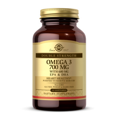 Double Strength Omega-3 700mg - 60 softgels Double Strength Omega-3 700mg - 60 softgels
