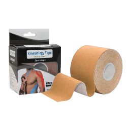 Кінезіологічний тейп EasyFit Kinesio бежевий