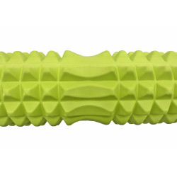 Масажний ролик EasyFit Grid Roller 33 см v.1.2 Салатовий