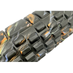 Масажний ролик EasyFit Grid Roller 33 см v.1.1 Multi Чорний