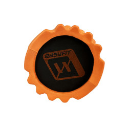 Масажний ролик EasyFit Solid Roller v.1.1s 33 см помаранчевий