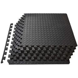 Татамі мат EasyFit SwallowTail 4 шт (60х60х1 см) пазл хвіст ластівки з бортиком