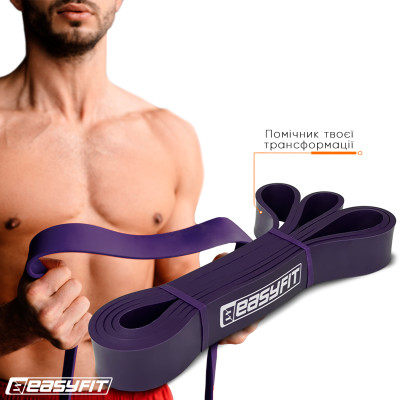 Гумова петля EasyFit 15-45 кг Фіолетова Гумова петля EasyFit 15-45 кг Фіолетова