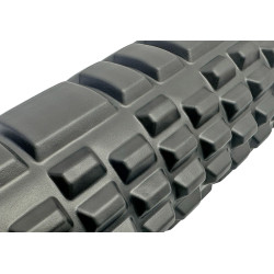 Масажний ролик EasyFit Grid Roller 45 см v.2.1 Чорний