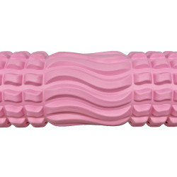 Масажний ролик EasyFit Wavyspines 33 см Рожевий