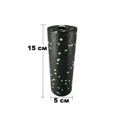 Масажний ролик EasyFit EPP 15х5 см салатовий