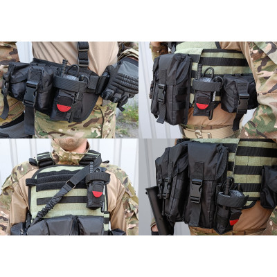 Підсумок під турникет мультикам степовий Multicam Arid (MOLLE, CAT, підсумок на розгрузку, жилет, РПС)