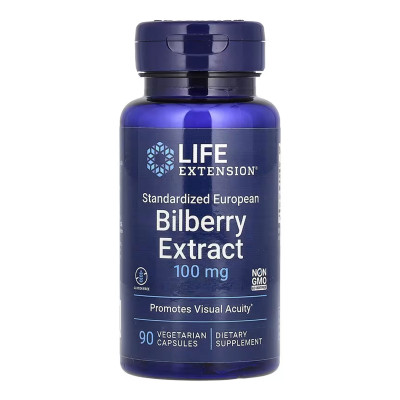 Standardized European Bilberry Extract 100 mg - 90 vcaps Standardized European Bilberry Extract 100 mg - 90 vcaps