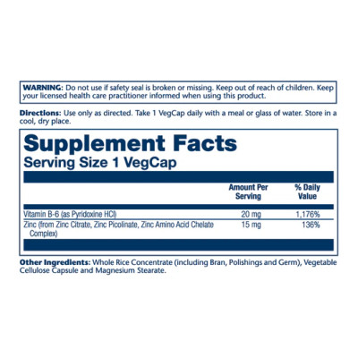 Bio Zinc 15mg - 100 vcaps