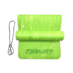 Килимок для йоги та фітнеса EasyFit PER Premium Mat 8 мм Салатовий