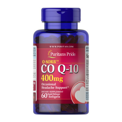 Q-SORB™ CO Q-10 400 mg - 60 Rapid Release Softgels Q-SORB™ CO Q-10 400 mg - 60 Rapid Release Softgels
