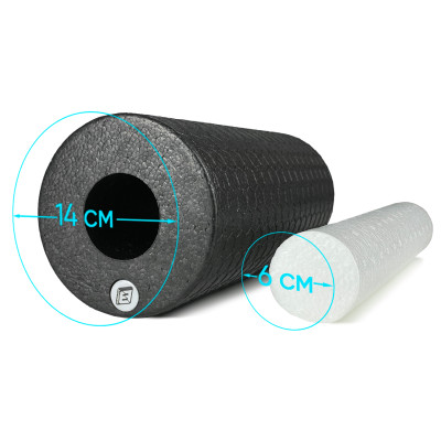 Масажний ролик EasyFit LightWeight 33х14 см з масажером для стоп 33х6 см