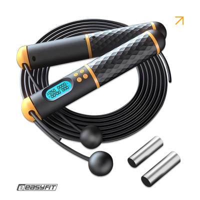 Розумна скакалка EasyFit SmartRope 3 м з утяжнювачами (бездротова) Розумна скакалка EasyFit SmartRope 3 м з утяжнювачами (бездротова)
