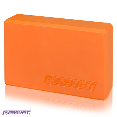 Блок для йоги EasyFit EVA Помаранчевий Блок для йоги EasyFit EVA Помаранчевий