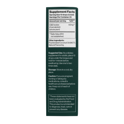 CBD Oil Isolate 1000 mg Orange - 10 ml
